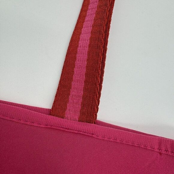 Summersalt Neoprene Beach Pool Tote Shoulder‎ Bag NWOT Hot Pink Hibuscus Red - Picture 7 of 13